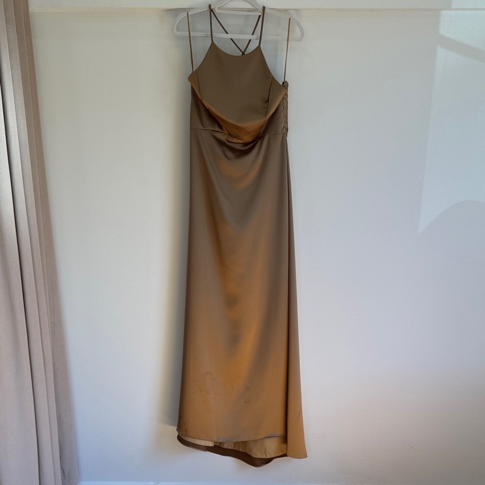 Amsale - Felicia - 10 - Fluid Satin Bridesmaid Dress